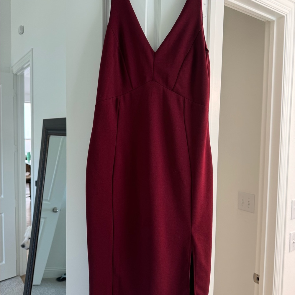 Maroon dress